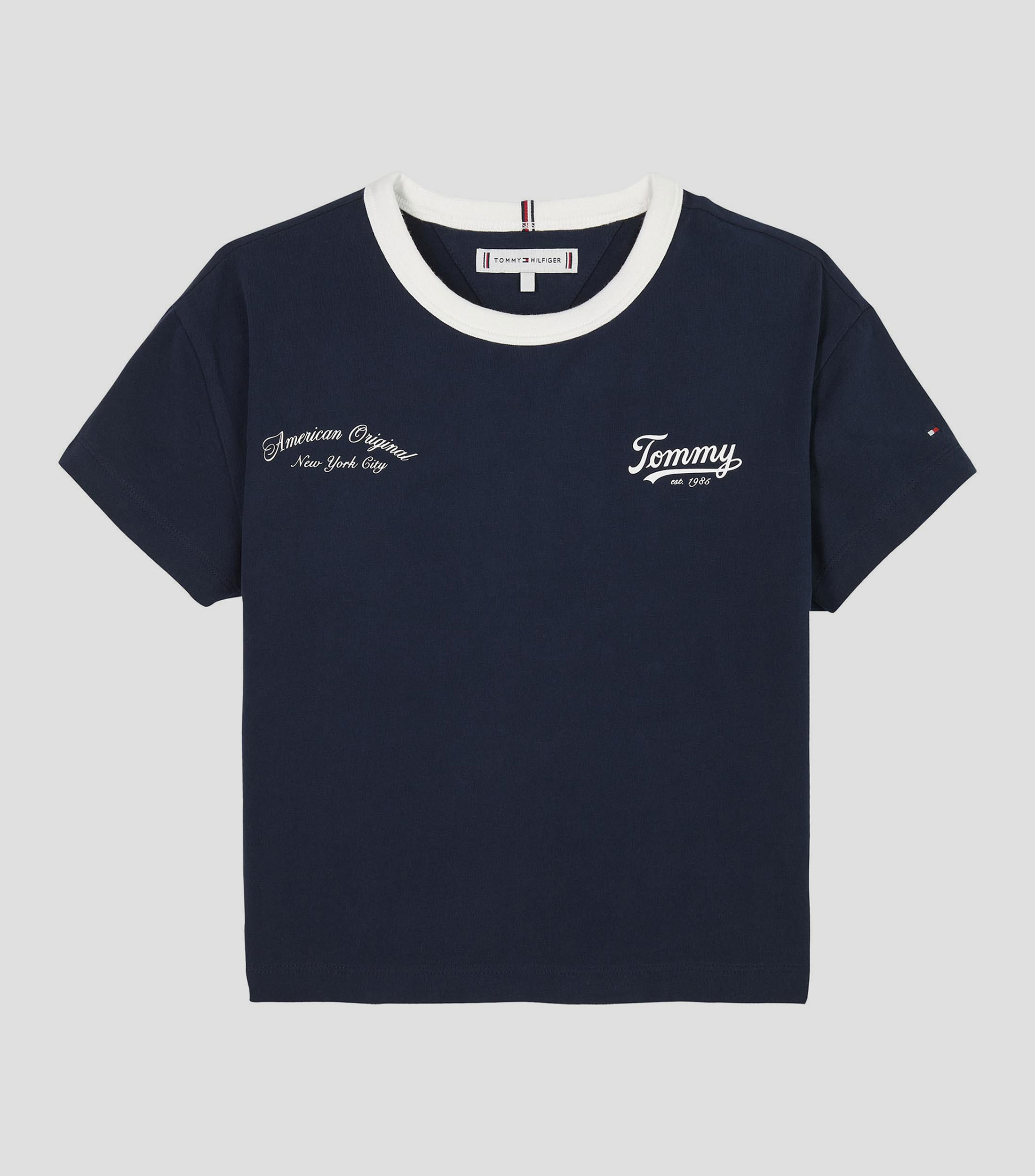 Playera estampada manga corta Niña